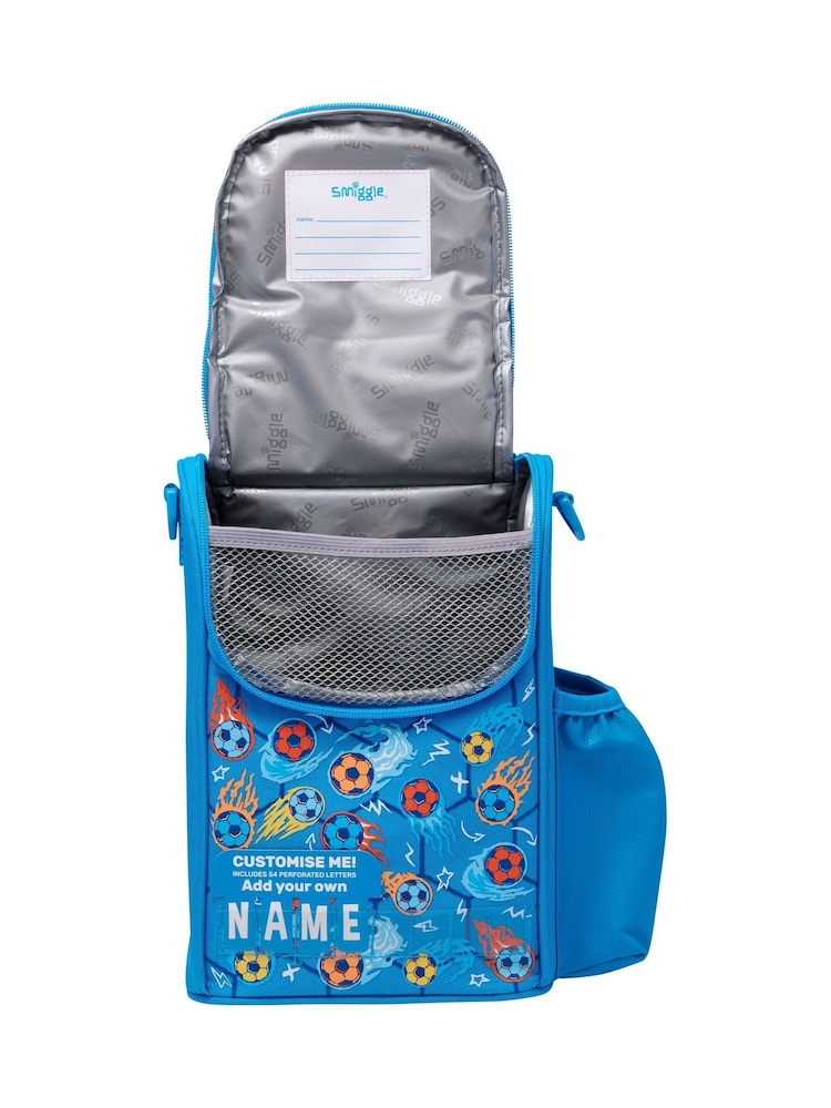 Asul - Smiggle Weekend Junior ID Lunchbox With Strap - Larawan 1 ng 2