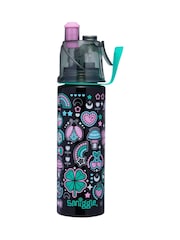 Smiggle Black Mix Aspire insulated Stainless Steel Spritz Drink Bottle 500Ml - Image 2 of 2