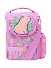 Smiggle Pink Weekend Junior ID Lunchbox With Strap - Image 2 of 3