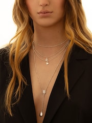 Caramel Jewellery London Silver Tone Multi Layered "Free Spirit" Necklace - Image 2 of 6