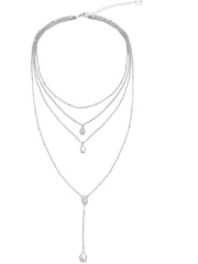 Caramel Jewellery London Silver Tone Multi Layered "Free Spirit" Necklace - Image 3 of 6