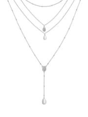 Caramel Jewellery London Silver Tone Multi Layered "Free Spirit" Necklace - Image 5 of 6