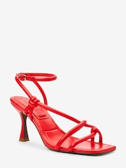 Red Forever Comfort® Asymmetric Tube Sandals - Image 6 of 9