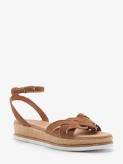 Tan Brown Forever Comfort® Woven Wedges - Image 5 of 7