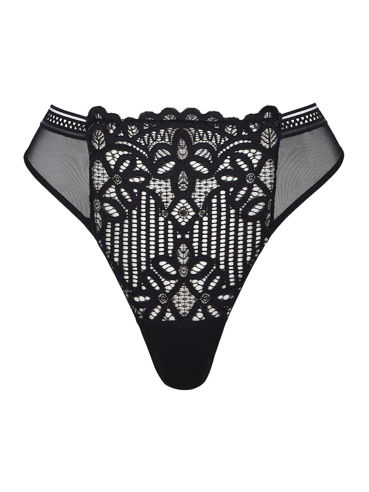 Figleaves Black Harper Thong - Image 4 of 4 Figleaves Black Harper Thong - Image 4 of 4