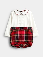 JoJo Maman Bébé 2-Piece Classic Body & Tartan Short Set - صورة 1 من 7