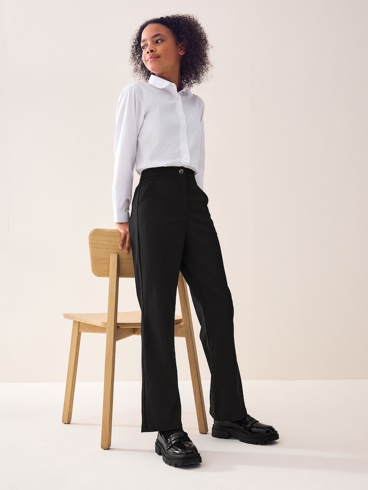 Black Senior School Flare Trousers (9-17yrs) - Image 2 of 8