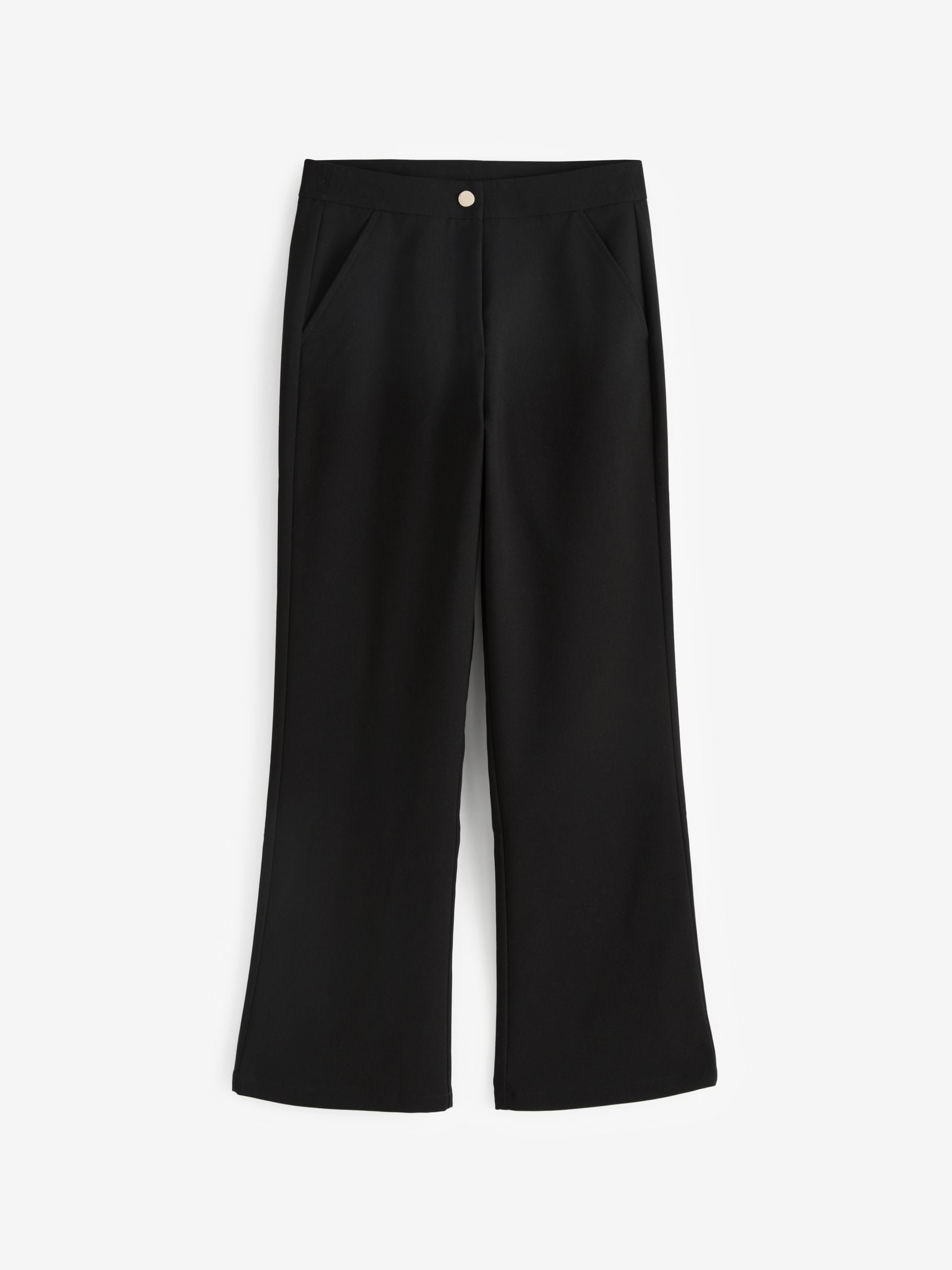 Buy Black Senior School Flare Trousers (9-17yrs) from Next USA