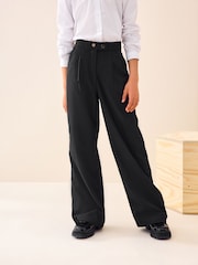 Black Regular Length Senior Wide Leg School Trousers (9-18yrs) - Image 1 of 6