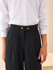 Black Regular Length Senior Wide Leg School Trousers (9-18yrs) - Image 4 of 6