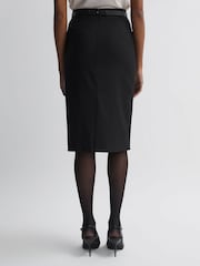 Reiss Black Haisley Tailored Pencil Skirt - Image 4 of 6