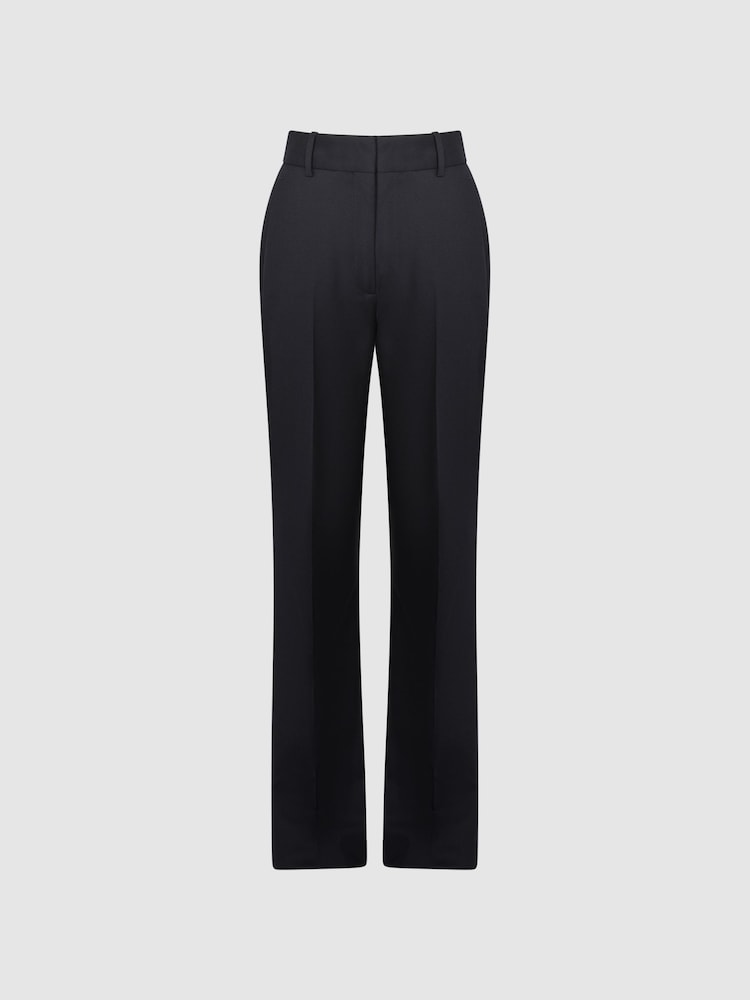 Negro - Pantalones de traje acampanados en mezcla de lana a medida Haisley de Reiss - Imagen 2 de 6 Negro - Pantalones de traje acampanados en mezcla de lana a medida Haisley de Reiss - Imagen 2 de 6