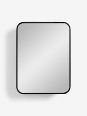 Black Mirrored Storage Single Wall Cabinet - Image 3 of 8