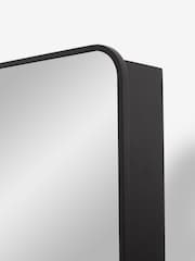 Black Mirrored Storage Single Wall Cabinet - Image 6 of 8