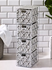 Grey Woven Storage Drawers - Image 1 of 6