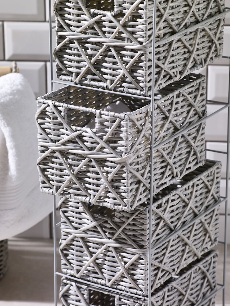 Grey Woven Storage Drawers - Image 2 of 6