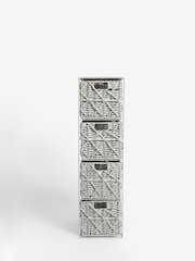 Grey Woven Storage Drawers - Image 4 of 6