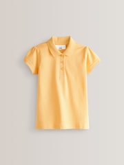 Jaune - 100% Coton Manches courtes Polos 2 Lot (3-16ans) - Image 6 de 8