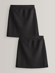 črna - 2 Pack Pull-On Jersey Raztegljivo Šolski svinčnik krila (3-17yrs) - Slika 1 iz 3