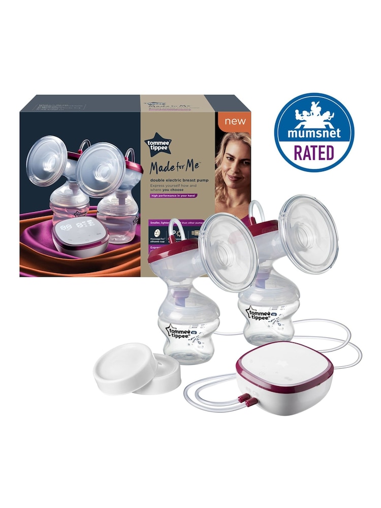 Tommee Tippee White Made For Me Double Electric Breast Pump - Image 1 of 6