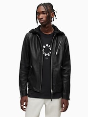 AllSaints Black Harwood Jacket - Image 1 of 11