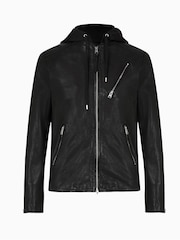 AllSaints Black Harwood Jacket - Image 11 of 11