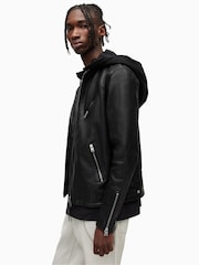 AllSaints Black Harwood Jacket - Image 5 of 11