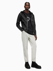 AllSaints Black Harwood Jacket - Image 7 of 11
