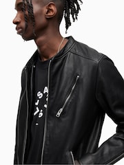 AllSaints Black Harwood Jacket - Image 8 of 11