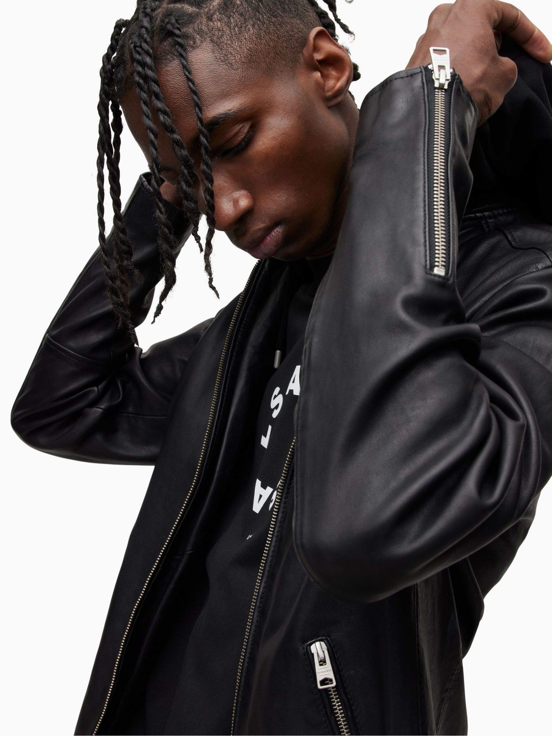 &her アンドハー　半袖ジャケット ブラック 半袖ジャケット - ネイビーブルー - レディース | H&M JP