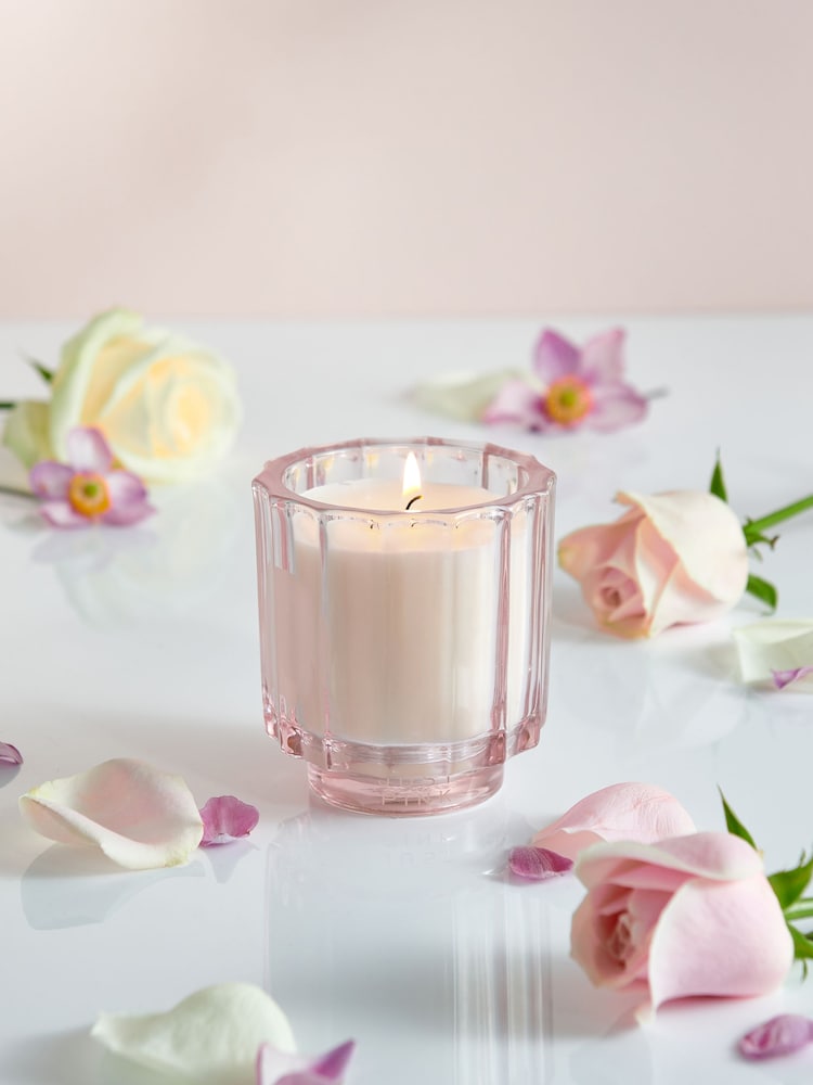 Pink Just Pink Mandarin And Jasmine Scented Candle - Image 1 of 2