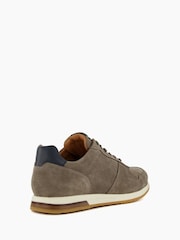 Dune London Grey Standard Fit Trilogy Perforated Runner Trainers - Image 6 of 7