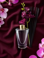 Dark Orchid & Patchouli 180ml Fragranced Reed Diffuser - Image 2 of 4