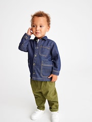 Denim Rinse Denim Shacket (3mths-9yrs) - Image 2 of 6