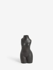 Black Silhouette Small Ceramic Vase - Image 3 of 4