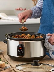 Lakeland Silver Slow Cooker 3.5L - Image 5 of 7