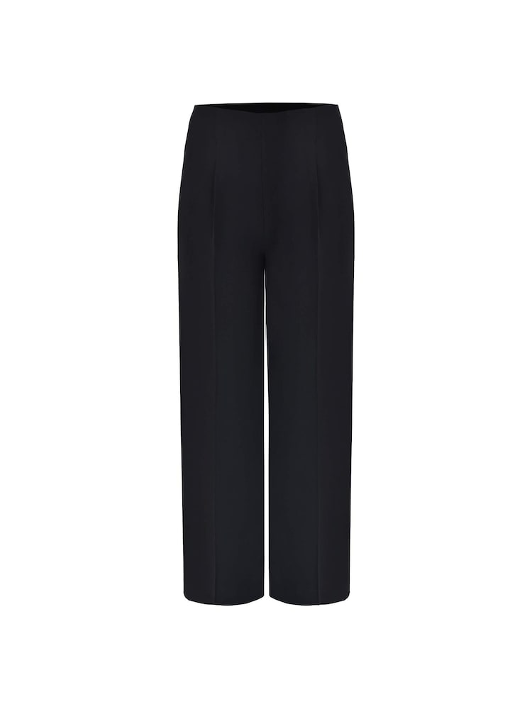 Live Unlimited Black Curve Petite Wide Leg Trousers - Image 4 of 4