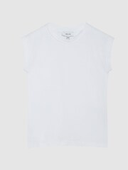 Reiss Tereza Junior Cotton Jersey T-Shirt - Image 2 of 6