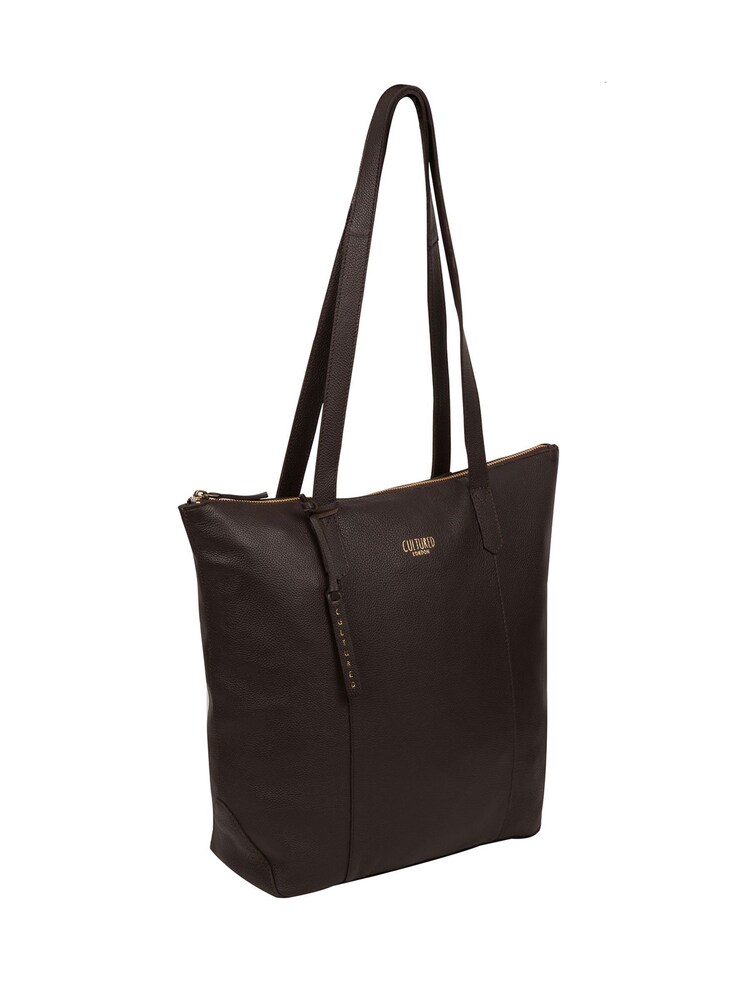 Cultured London Havering Leather Tote Bag - Image 3 of 6
