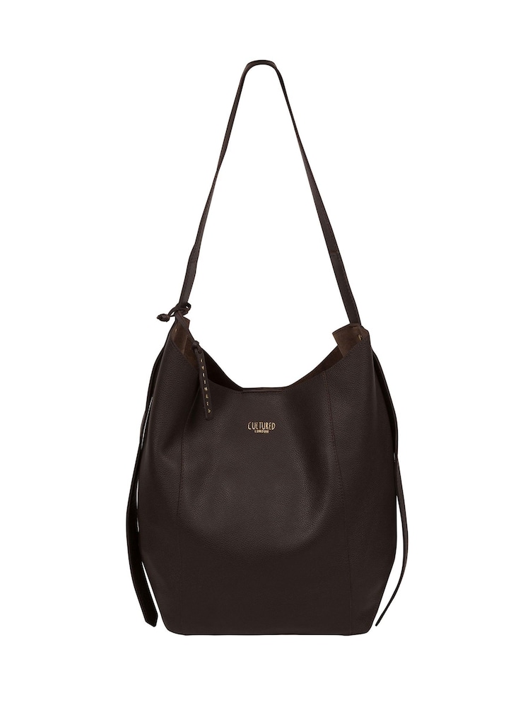 Cultured London Harrow Leather Shoulder Bag - Image 1 of 6