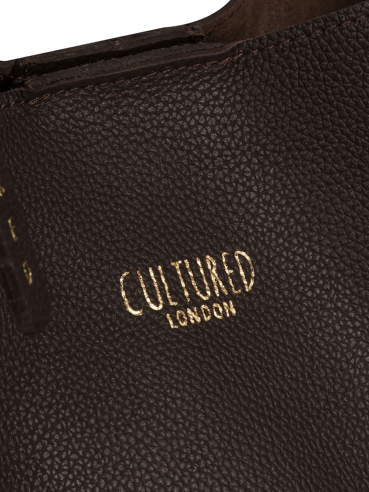Cultured London Harrow Leather Shoulder Bag - Image 6 of 6