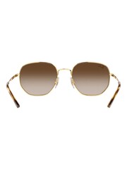 Ray-Ban Brown Hexagonal Sunglasses - Image 4 of 10