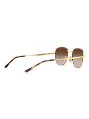 Ray-Ban Brown Hexagonal Sunglasses - Image 9 of 10