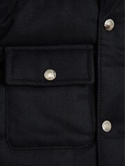Reiss Navy Tessil Hooded Puffer Jacket - Image 6 of 6