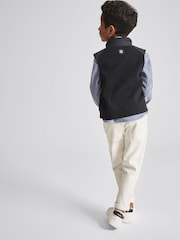 Reiss Navy Blue William Junior Quilted Gilet - Image 5 of 6