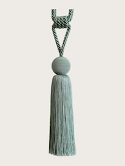 Laura Ashley Green Theodora Tassel Curtain Tie Back - Image 4 of 4