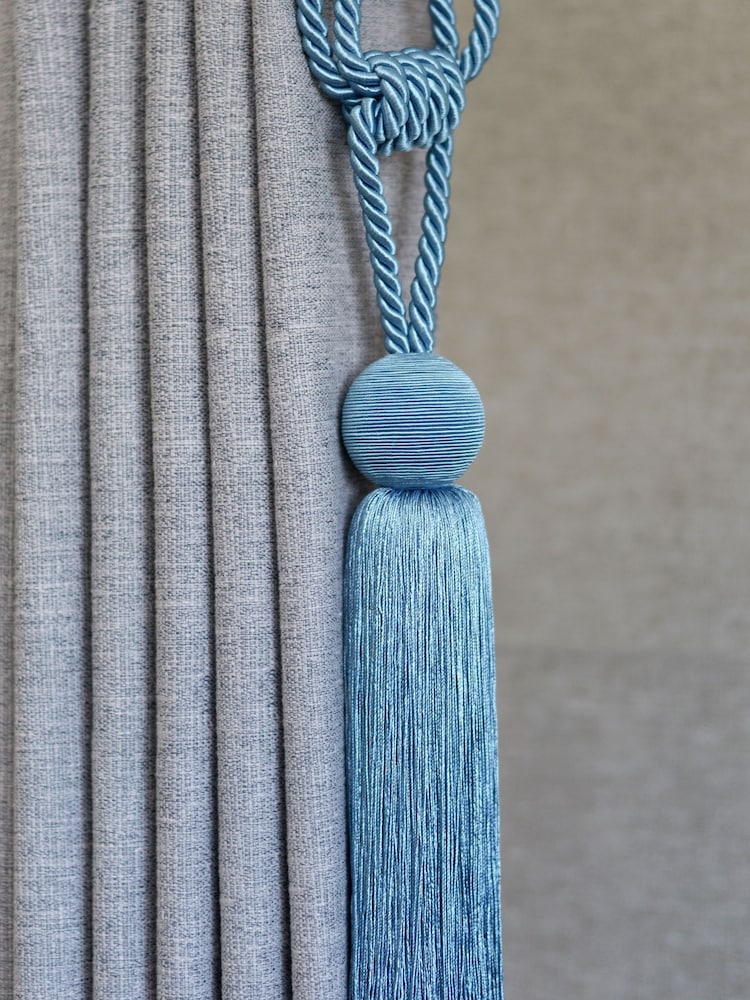 Laura Ashley Blue Sky Theodora Tassel Curtain Tie Back - Image 1 of 5