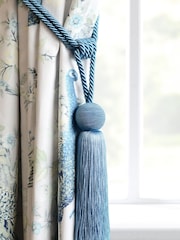 Laura Ashley Blue Sky Theodora Tassel Curtain Tie Back - Image 2 of 5