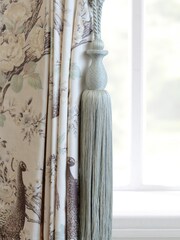 Laura Ashley Eau De Nil Lucinda Curtain Tieback - Image 1 of 3