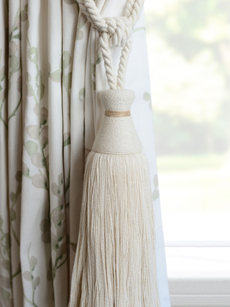 Laura Ashley Natural Rhiannon Curtain Tieback - Image 1 of 3